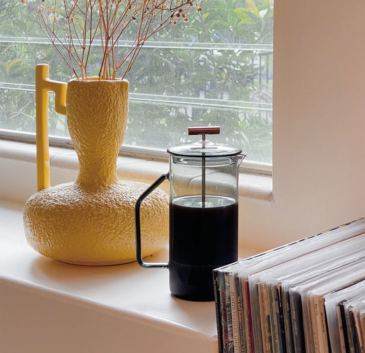 Amber Glass French Press - alpenglow apparel