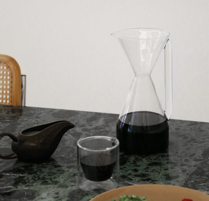 Bean Envy Pour over Coffee Maker 5 Cup Borosilicate Glass Carafe