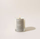 Yield 2.5oz Cypress Candle on a cream background.
